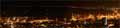 Panoramic photo of Haifa's bay in the night